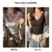 Women's V Neck Lace Sleeveless Tank Top Slim Fit Base Layer Vest Alluring Design Spring/Summer Polyester_ecoleips.com