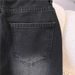 Loose Fit Vintage Washed Jeans – High Waist Wide Leg Comfort Stretch Denim Pants For Women_ecoleips.com
