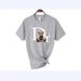 2025 New Spring/Summer Short-Sleeve Bear Print For Men, Cotton Versatile Casual Heavyweight Branded T-Shirt Top_ecoleips.com