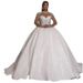 Women's Clothing Bridal Gown With Train Luxurious Light Weight Women's Wedding Dress French Fairy Like Ball Gown_ecoleips.com