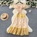 Women's French Style Sweet Lace Trimmed Pant Set Puff Sleeve Cropped Top And High-Waisted Skirt For Vacation_ecoleips.com