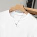 Women's Slim Fit T-Shirt Short Sleeve Cherry Print Side Ruching Waist Cinching Casual Elegant Fashion Top for Spring/Autumn Summer_ecoleips.com