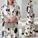 Women's Clothing Headscarf Long Sleeved Printed Robe Coat_ecoleips.com