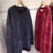 Women's Clothing 2 300 Catties Fat Mm Heavy Hot Diamond Sweater Female Plus Velvet Thick Round Neck Light Luxury Crown Long Sleeve Top_ecoleips.com