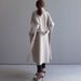 "Women's Oversized Wool-Blend Trench Coat – Knee-Length Relaxed Fit With Belted Waist, Korean-Inspired Fall Essential"_ecoleips.com