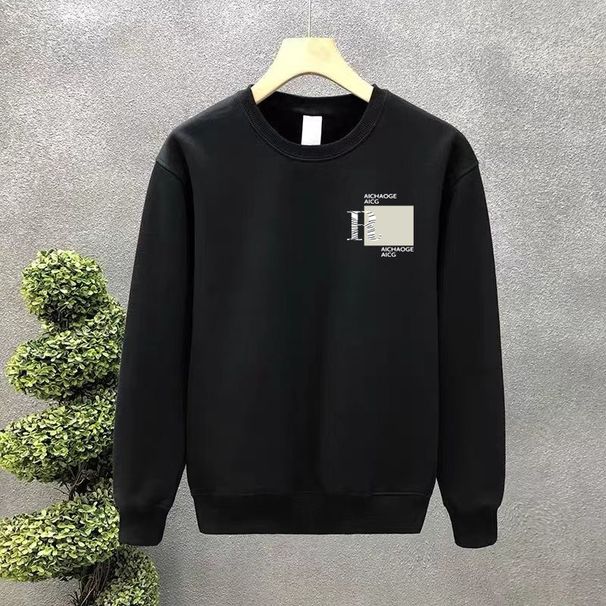 FW25 Matching Couple Cotton Crew Neck Sweatshirt - His & Hers_ecoleips.com
