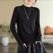 Derong Women's Base Layer Shirt For Autumn/Winter 2026: Stylish, Plush, Thick-Woven Material; Versatile To Wear Under Ot_ecoleips.com