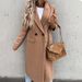 Women's Clothing Autumn And Winter Thickened Single Breasted Solid Color Ladies' Slim Long Trench Coat Woolen Coat Female_ecoleips.com