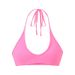 Hot Girl Ultra-short 2025 Halter Neck Tie-up Yoga Camisole For Women, European And American Style, Sexy Deep-neck Padded_ecoleips.com
