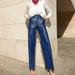High-Waisted PU Leather Pants – Women’s Straight-Leg Trousers With Lifting Effect (Black/Blue/Lake Blue/Brown, S-L)_ecoleips.com