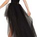 Women's Clothing Swallowtail Skirt Mesh Skirt Sexy Black Short Front And Long Back Puffy Skirt For Adults_ecoleips.com