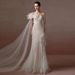French Style One Shoulder Light Wedding Dress Super Fairy like Elegant Bridal Gown Luxury Mermaid Dress for Wedding Reception_ecoleips.com