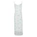 AD181 Cross-border European And American Women's New Spring/summer Printed Mesh V-neck High-waisted Casual Fashion Dress_ecoleips.com