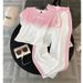 Women's Clothing New Summer Style Fashionable And Stylish Short Sleeved High Waist Wide Leg Pants Casual Two Piece Suit_ecoleips.com