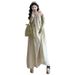 Autumn New Korean Fashion Maternity Dress Two-Piece Set With Strap Cardigan_ecoleips.com