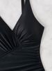 Vigoashely 2026 Sexy Strapped Swimwear Women Solid Push Up One Piece Swimsuit Backless Lady Monokini Beach Summer Bathing Suit_ecoleips.com