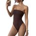 DiYun European And American Y2K Hot Girl Tube Solid Color Yoga Jumpsuit Top Women's Clothing 2026 Summer_ecoleips.com