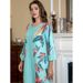 Women's Clothing Robe Middle East Printing Hot Diamond Bubble Beads Ethnic Style_ecoleips.com