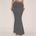 Women's Clothing Skirts Sexy Slim Hip Wrapped Pleated Long Skirt_ecoleips.com