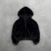 Cross-Border European And American 2025 Autumn Winter New Leopard Print Hoodie Reversible Zipper Loose Sweatshirt_ecoleips.com