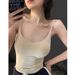 Pink Camisole For Women, Autumn And Winter, Built-in Bra Pads, Beautiful Design, Can Be Worn A Base Layer Or As Outer_ecoleips.com