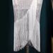 Women’s Clothing Fashion New V Neck Sequined High Elastic Slit Fringed Skirt Host Cocktail Evening Dress Dress For Women_ecoleips.com