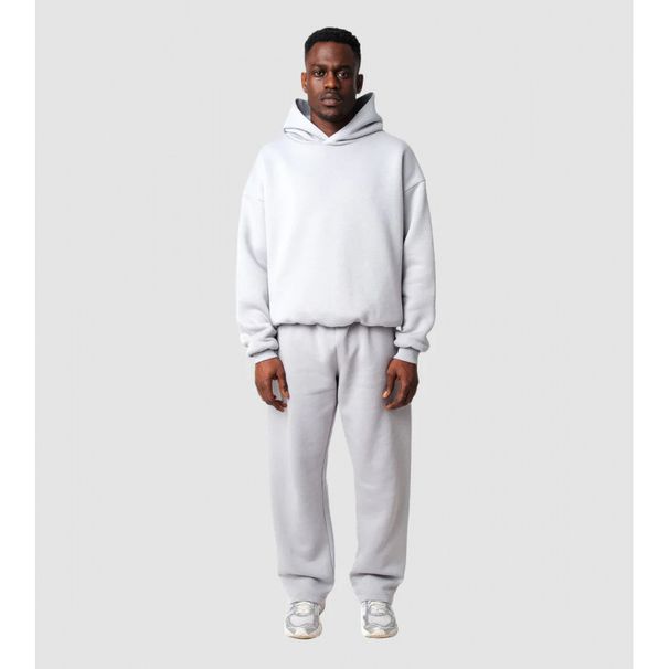 Vintage-Inspired Hoodie & Jogger Set - Soft Polyester Casual Two-Piece Outfit For Men & Women (Black, Grey, Army Green, Blue, Brown, White, Sage)_ecoleips.com