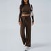 DiYun European American Yoga Sports Long-Sleeve Top And Pants Set For Women 2025 Spring/Summer_ecoleips.com