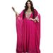 European And American Cross-border Arabic Long Robe Women's Abaya Chiffon Dress With Embellishments, Dubai Plus-size_ecoleips.com