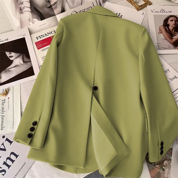 Women's Korean Style Casual Trendy Versatile Suit Jacket Spring Autumn New Style 2026_ecoleips.com