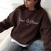 Oversized Casual Pullover Hoodie With Letter Print - Fleece Lined Warm Sweatshirt For Women, Loose Fit, Long Sleeve, Streetwear Fashion_ecoleips.com