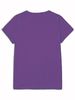 Sparkling Butterfly Women's Tee - Glam Graphic, Casual Purple Top_ecoleips.com