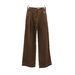 BC Straight-leg Women's Jeans In Dark Brown, High-waisted, Loose-fitting, Versatile, European American Style, New For_ecoleips.com