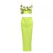Women's 2025 Summer New Fashion Sexy Floral Bandage Tank Top Bodycon Slim Long Skirt Set_ecoleips.com