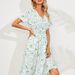 Women S Floral Print Short Sleeve Fashion Fresh Style Long Dress Casual Elegant Ladies Summer Daily Wear Long Dress_ecoleips.com