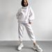 New Fashion Suit Long-sleeved Hooded Loose Sweater Casual Sports Lace-up Trousers_ecoleips.com