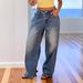 New Vintage Washed Heart Pocket 2026 Cross-border Wide-leg Jeans, Fashionable Loose-fitting Hot Girl Jeans For Women_ecoleips.com