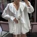 European And American Design Sense Ruffled Fashion Casual Set 2025 Spring Summer New Lace-Up Cardigan Top Shorts Women's_ecoleips.com