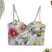 Women's Clothing Pink Floral Embroidered Fishbone Bra Sexy Inner Bra With Coasters High End Atmosphere_ecoleips.com
