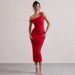 Women's Clothing Hot Sale Sexy One Shoulder Oblique Shoulder Slim Curling Temperament Dress_ecoleips.com