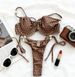 Women's Sexy Solid Color Bikini Cross-Over Two-Piece Swimsuit Relaxed Everyday Wear Comfortable Feshion_ecoleips.com