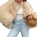 Women's Clothing Elegant Solid Color Short Fur Coat Fashion Women's Winter Warm Long Sleeved Coat_ecoleips.com