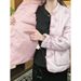 girl Peachy Elegant Cotton Coat For Women, New Chinese Style Handmade Button, High-end Padded Thickened Warm Winter Jacket_ecoleips.com