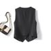 Women's Clothing Suit vest women's small vest 2023 spring and autumn new slim fit outer wear layered women's waistcoat black short vest_ecoleips.com