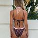 Sexy Women's Bikini Swimsuit European American Style Faux Two Piece Fashion Polka Dot Print Conservative Design_ecoleips.com