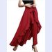 Women's High Waist Wide Leg Chiffon Pants Autumn New Large Size Trousers_ecoleips.com