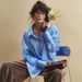 Women's Clothing Summer New Sweet Fresh Loose Large Size Lapel Long Sleeve Ladies Shirt Tops_ecoleips.com