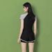 High-Waisted Two-Piece Swimsuit for Women Tummy Control Beach And Pool Swimwear Sporty And Modest Design_ecoleips.com