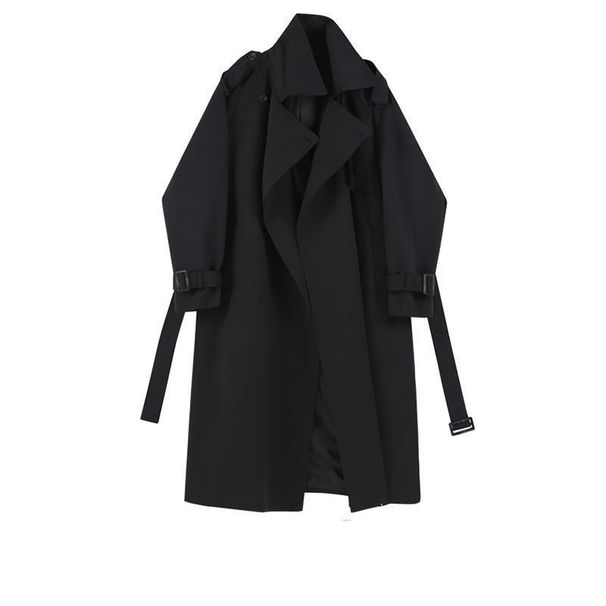 Fashion Trench Coat Women's Coat Women's Spring And Autumn Clothing 2025 New Loose Lace-up British Style Temperament Small Coat_ecoleips.com