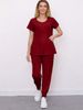 Women's Operating Room Nurse Surgery Casual Suit Elastic Zipper Pet Washing Clothes Short Sleeve Washing Work Clothes_ecoleips.com